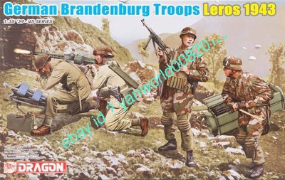 DRAGON 1/35 6743 German Brandenburg Troops, Leros 1943 (4 Figures Set)
