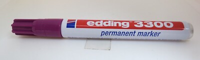 EDDING 3300 REFILLABLE PERMANENT MARKER 1-5MM COL. 020 MAGENTA NEW