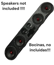Universal Speaker Panel 4x6.5 - 2 X Tweeters Pod Wood And Fabric Roof Rack