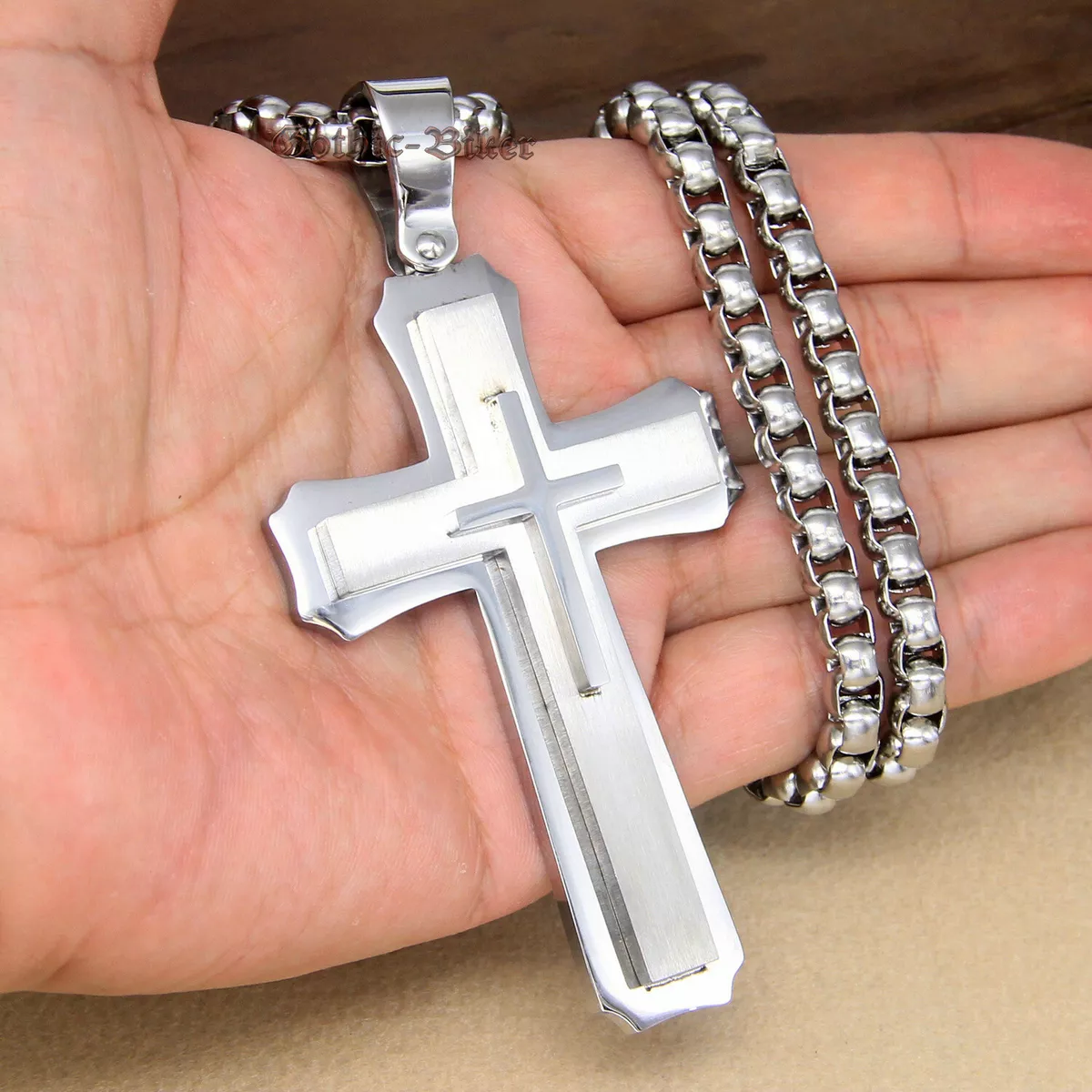 Stainless steel pendant sale mens