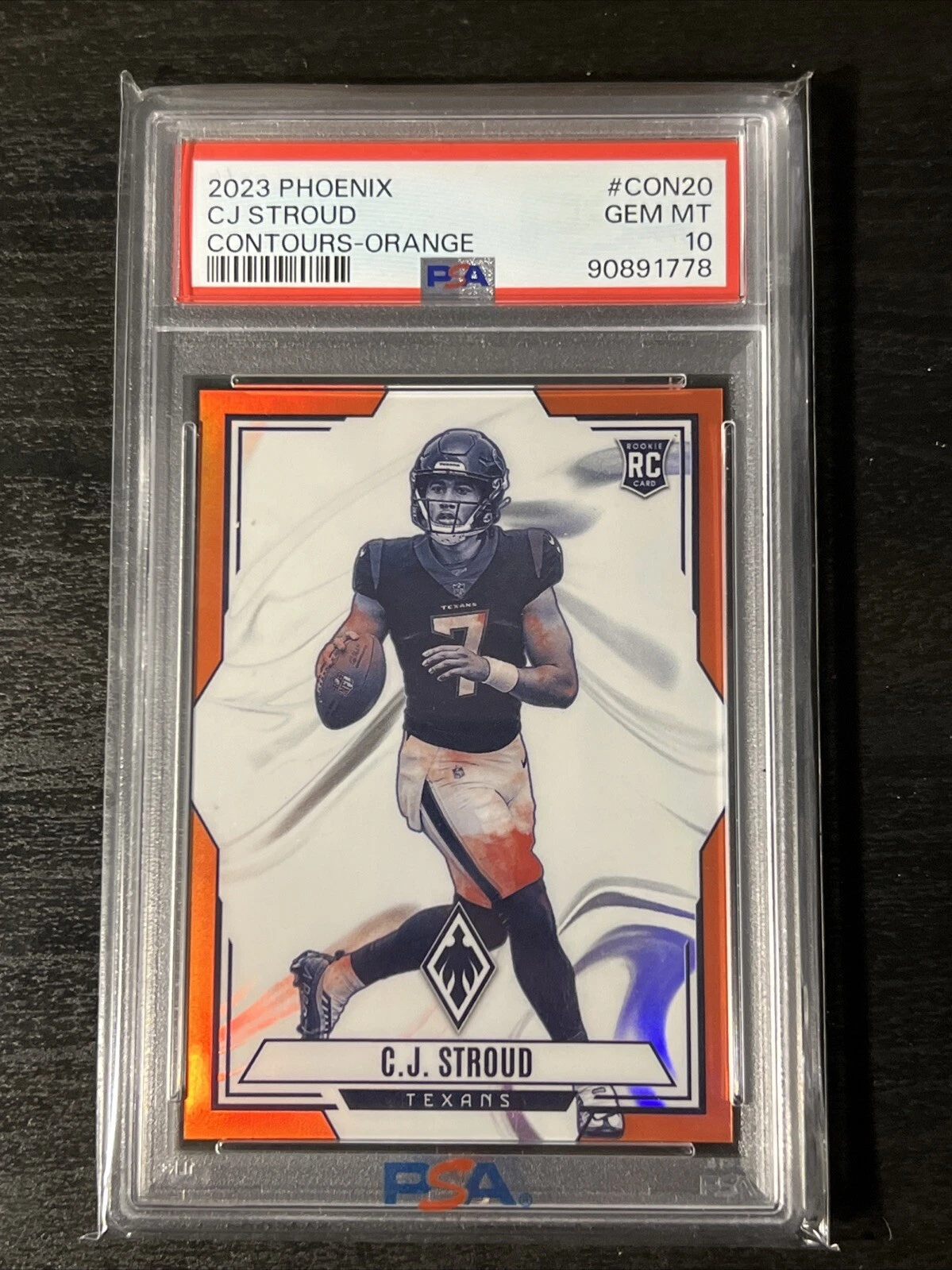 CJ Stroud Panini Phoenix Contours #CON20 Orange