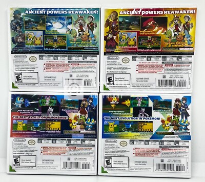 Pokemon X + Y + Alpha Sapphire + Omega Ruby - Nintendo 3DS - Brand