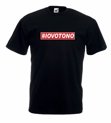 T-Shirt #Iovotono Referendum Sharp No The Constitution You Do Not Tocca