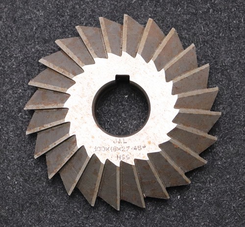 Prism shape cutter convex prism angle 45° ø100x18xø27mm with LKN - Picture 2 of 8