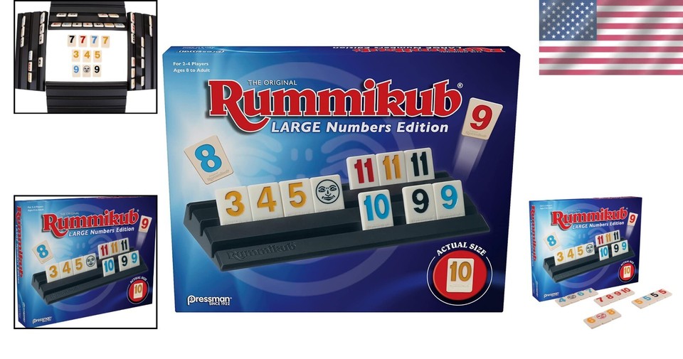 Rummikub classic game with large tiles fun strategy stem skills for