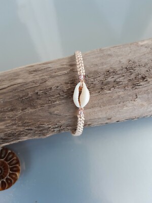  Neu Makrame Macrame Armband Handmade Schmuck DIY Muschel 
