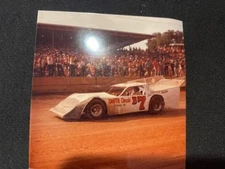 VINTAGE ORIGINAL DIRT LATE MODEL PHOTO; 1982 BO SMITH; ELDORA SPEEDWAY
