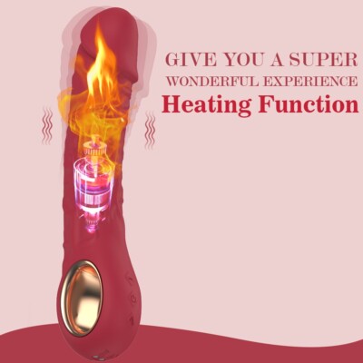 2IN1 XL Big Dildo Vibrator with 10 Strong Vibrating Heating Sex Toys for  Women | eBay
