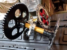 Hubs with #40/420  sprocket disc brake 1 1/4" tubing 5/8 bearings ATV Mini bike