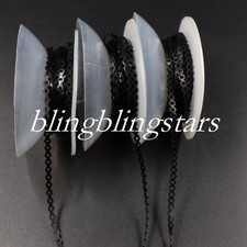 Dental Orthodontic Elastic Power Chain Rubber Band Long/Short/Continuous Black