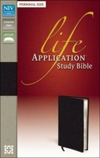 NIV, Life Application Study Bible, Second Edition, Personal Size, Bonded Leather