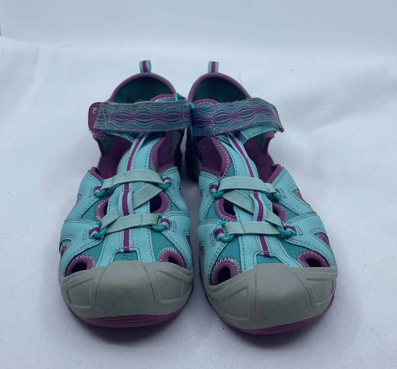 Sandali sportivi Merrell Hydro turchese rosa da trekking taglia 7M