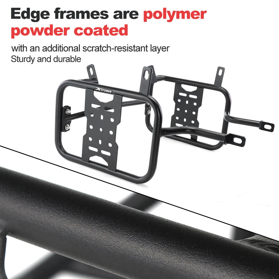 Soporte porta alforjas portaequipajes apto para motocicleta Honda CB500X 19-23 Foto 3 de 4