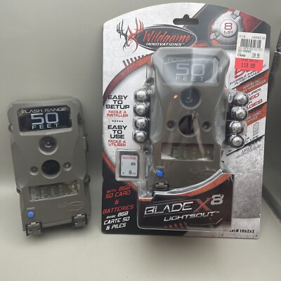 Wildgame Innovations Blade X8 Lights out Trail Outdoor Camera