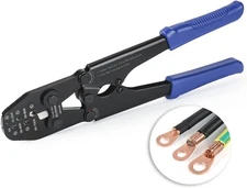 Icrimp Battery Cable Lug Crimping Tool for Open Barrel Lug,Lead-Free OEM Battery
