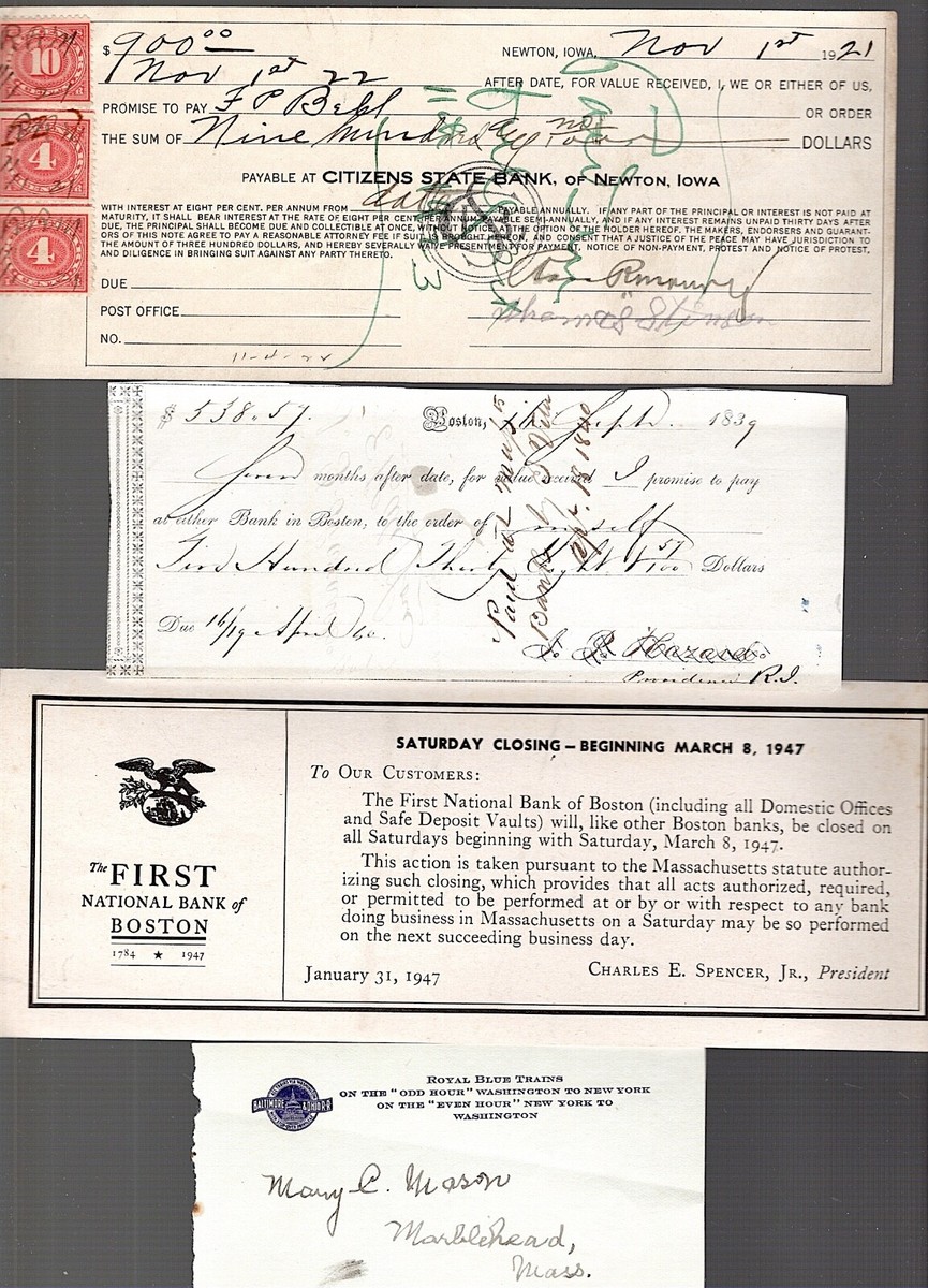 32 Misc. Items 1846-1964 | eBay