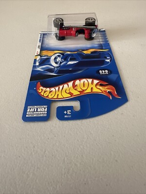 Hot Wheels 2001 First Editions #049 Old Number 3 Red W/ 5sps for