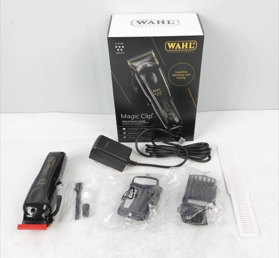 Wahl 8148 Professional 5-Star Cordless Magic Clip BLACK - Image 2 of 4