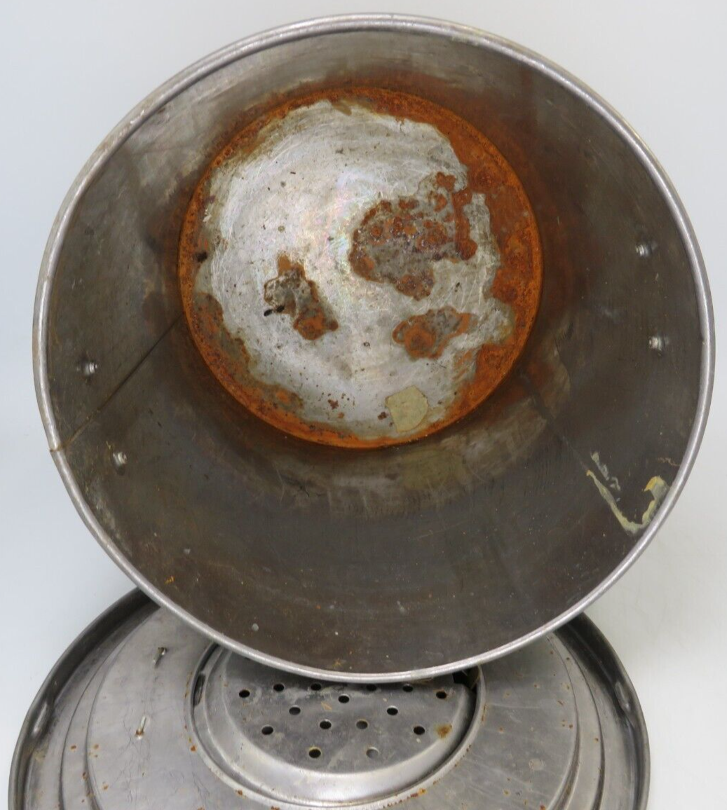 Vintage Fishing Lucky Waters Galvanized Minnow Bucket Old Pal, Inc. As