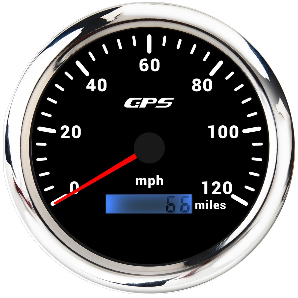 Gps Speedometer ARTILAURA 110mm - 0-120 MPH, 7 Color Backlight, IP67 ...