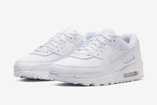 Size 8 - Nike Air Max 90 Triple White 2020 for sale online  display picture 1