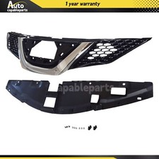 Front Upper Black Chrome Grille For 2017 2018 Nissan Rogue Sport 623106md0a Front Upper Black Chrome Grille For 2017 2018 Nissan Rogue Sport 623106md0a
