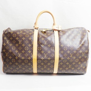 Lv Louis Vuitton Monogram Keepall 55 M41424 Boston Bag Second Hand Pawn Shop | eBay