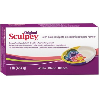 Original Sculpey Sculpting Compound White OvenBake Clay  Great for School and