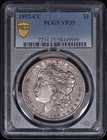 1892-CC Morgan Silver Dollar $1 PCGS VF35 - Looks XF!