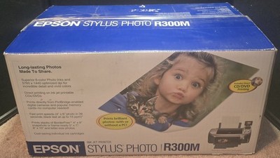 Epson Stylus Photo CD DVD R300M Digital Inkjet Computer PC Printer Brand New  