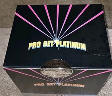 1991 Pro Set Platinum Series 1 Football Factory Sealed Case 10 Wax Boxes
