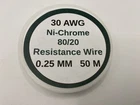 Nichrome 80-20 Wire 28 - 30 AWG 10m - 50m Spool  Resistance Wire Heating Cutter