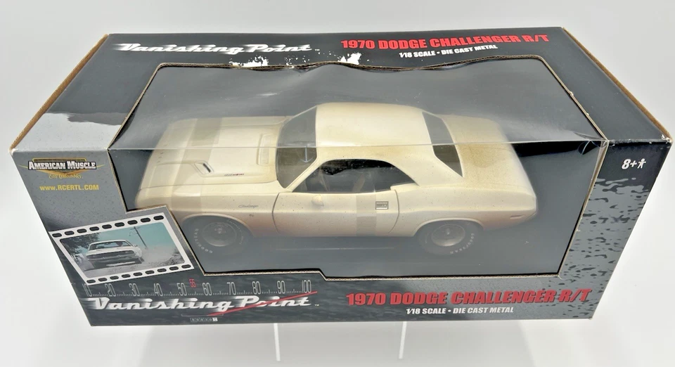 ERTL American Muscle Vanishing Point 1970 Muddy Dodge Challenger R/T, 1:18 scale - Image 2 of 4