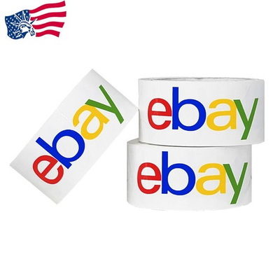 #ad 6 72 rolls 2quot;x75 yds shipping packaging colour logo tape express Official UL $159.86