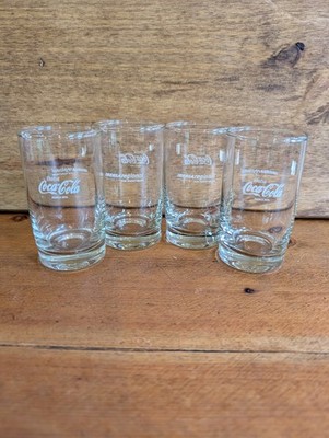 4 x Coca Cola IBERIA REGIONAL AIR NOSTRUM Airlines Gläser Glas Set