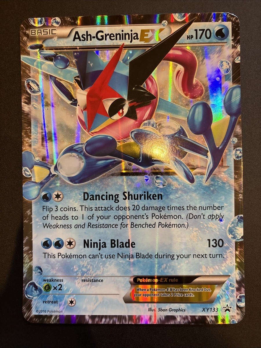 Ash-Greninja EX - (XY Black Star Promos) XY133 Jumbo Cards