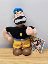 1999 Popeye Brutus Bean Pellets Plush Doll 9” CVS Exclusive Stuffins Limited 