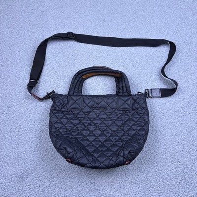 MZ Wallace Sutton Deluxe Quilted Bag Black Small Crossbody