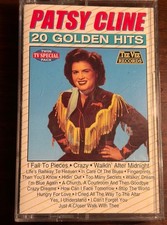Patsy Cline 20 Golden Hits Collectible Vintage Cassette Tape Highland 1987