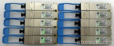 Cisco QSFP-40G-LR4 10-2842-02 40GB QSFP Transceiver Module W/ Hologram Lot of 10