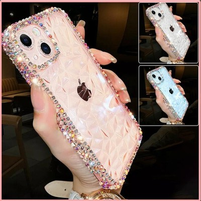 Bling Glitter Crystal Diamond Case Cover For iPhone 16 Pro Max 15 14 13 12 11 17