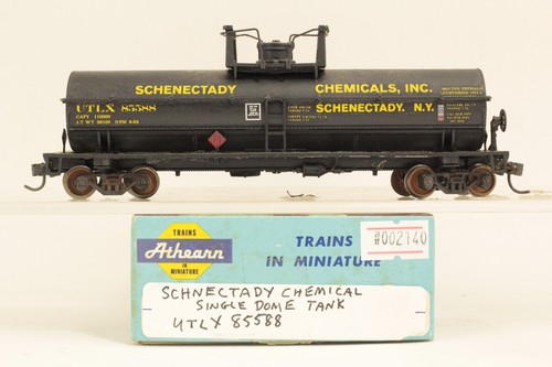 Coche cisterna Athearn escala HO UTLX #85588 Schenectady cúpula única | Condition: Used