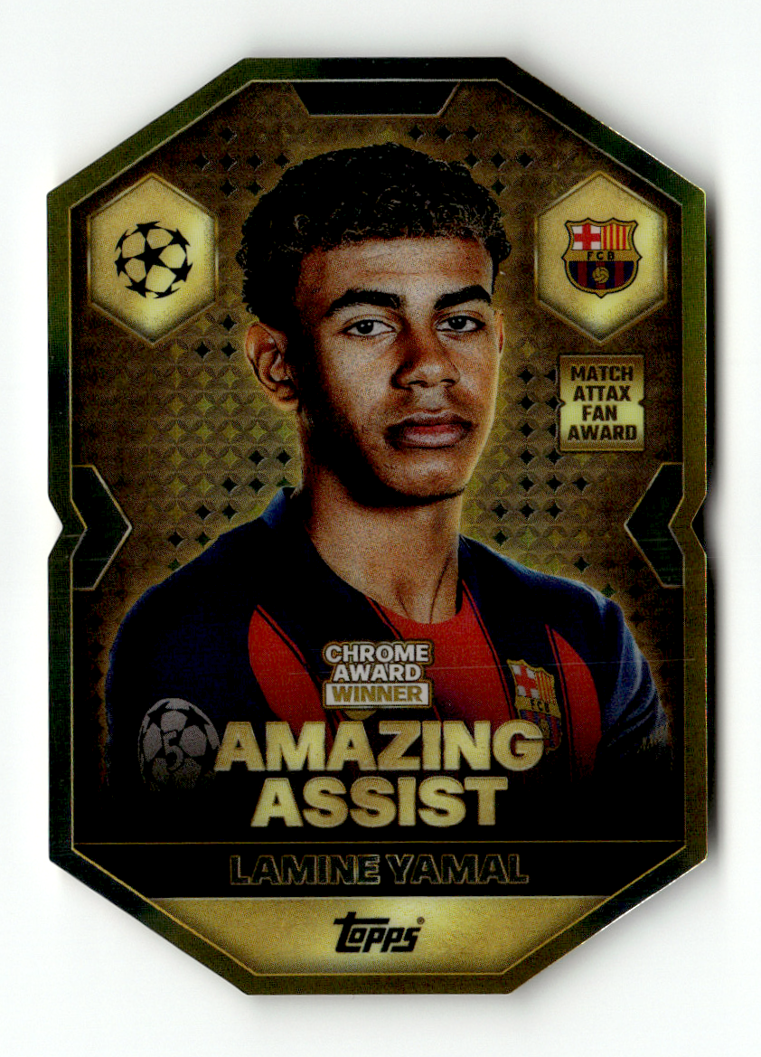 yama@即購入可 Topps Match Attax CL 2025-26 No. CA 3 Lamine Yamal Amazing Assist