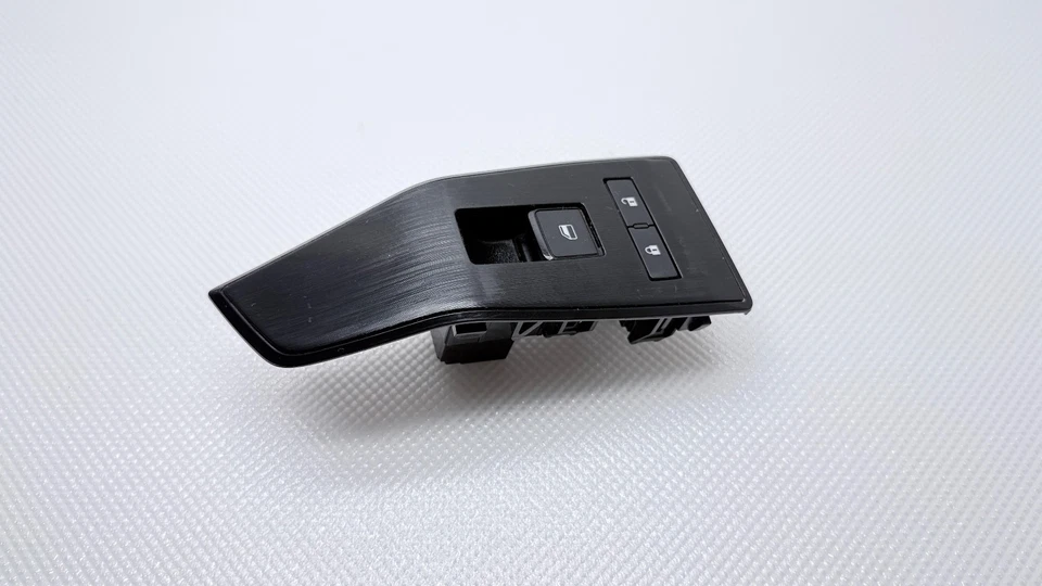 Interruptor de cerradura e ventana de puerta delantera derecha Nissan Rogue 2021-2025 con bisel moldura OEM Foto 2 de 4