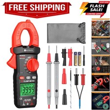 Clamp Meter 4000 Counts Amp Meter for TRMS AC Current AC/DC Voltage 600A Auto...