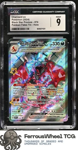 Charizard ex #9 - 2024 Black Star Promos - CGC 9
