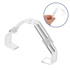 2 Pcs Glass Lamp Holder Parts Adjustable Claw Aquarium Terrarium Clip