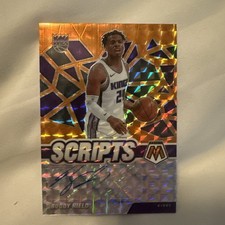 2020-21 Panini Mosaic Scripts Red Wave Buddy Hield #SC-BHE Auto