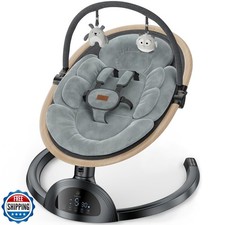 Electric Baby Swings for Infants, Bluetooth Infant Swing with Music Speaker,