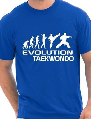 Evolution Of Taekwondo Martial Arts Funny Adult Mens T-Shirt Birthday Gift  S-XX